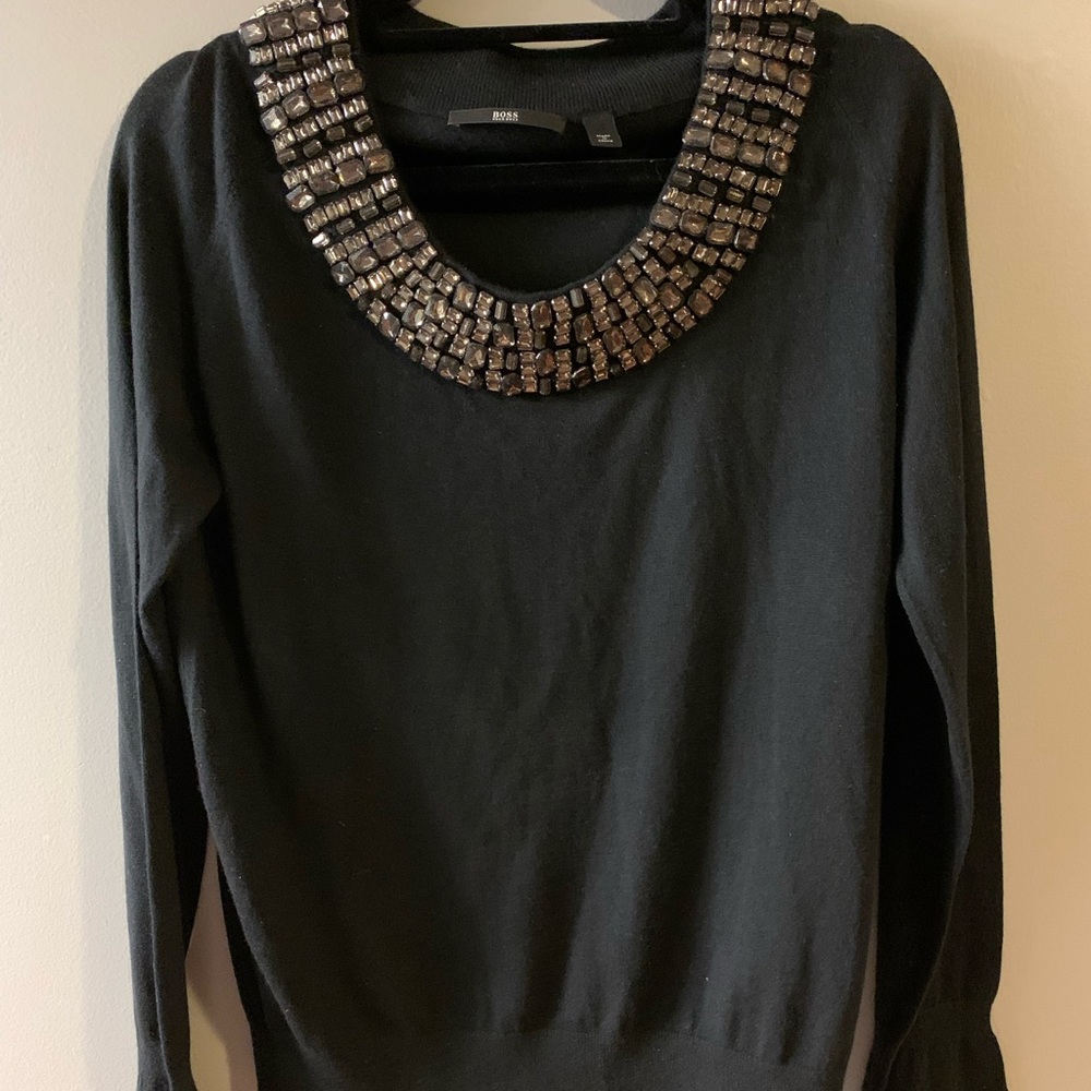 Boss black sweater